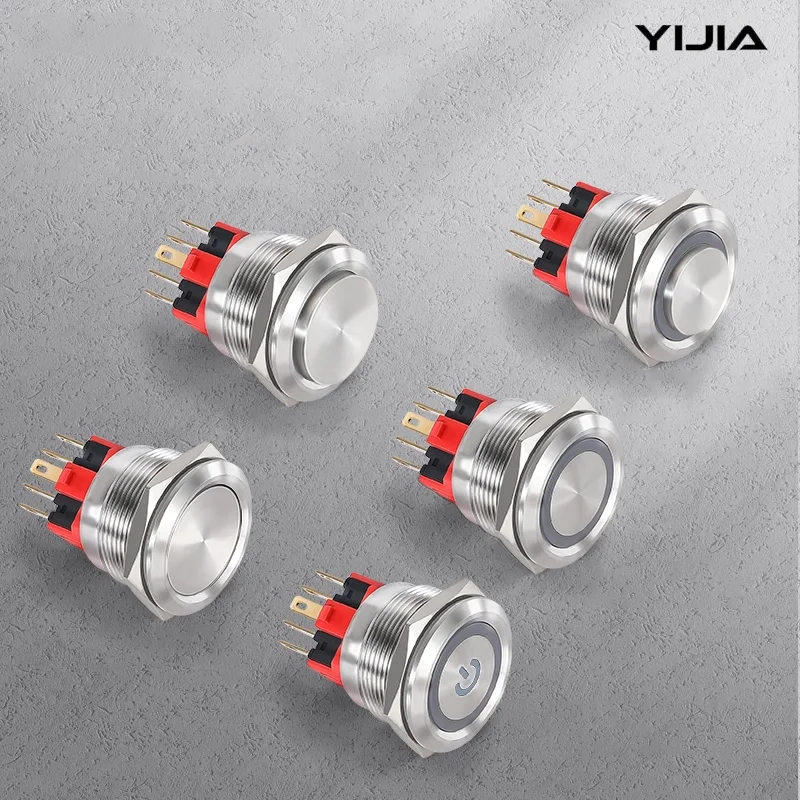 16 мм тактни прекидач са дугметом