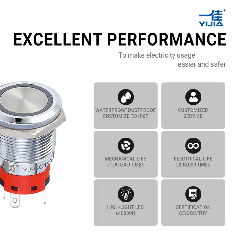 Illuminated Push Button Switch Illuminated Push Button Switch